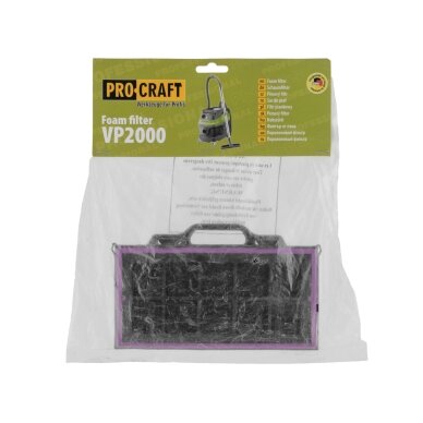 Putų filtras pramoniniam dulkių siurbliui „ProCraft VP2000” 3