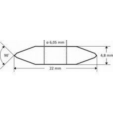 Ratukas glazuruotų plytelių pjaustymo prietaisui Maxiflies, Superflies; KAUFMANN | d-22 mm (blisteryje)