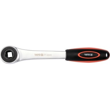Raktas terkšlinis su kiauryme CrV pakopiniam raktui YT-03316 Yato | 1/2" 30 dant. Raktas terkšlinis su kiauryme CrV pakopiniam raktui YT-03316 Yato | 1/2" 30 dant.