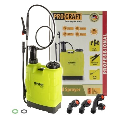 Rankinis slėginis purkštuvas „ProCraft HS-12” Rankinis slėginis purkštuvas „ProCraft HS-12”