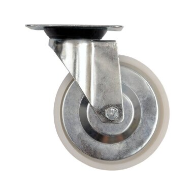 Ratukas vežimėliui d-100mm, 60kg, poliamidinis, pasukamas Vorel Ratukas vežimėliui d-100mm, 60kg, poliamidinis, pasukamas Vorel