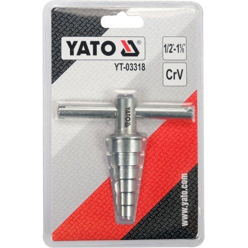 Raktas pakopinis su rankena 1/2" (12,7 mm) – 1-1/8" (28,6 mm) CrV Yato 2 Raktas pakopinis su rankena 1/2" (12,7 mm) – 1-1/8" (28,6 mm) CrV Yato 2
