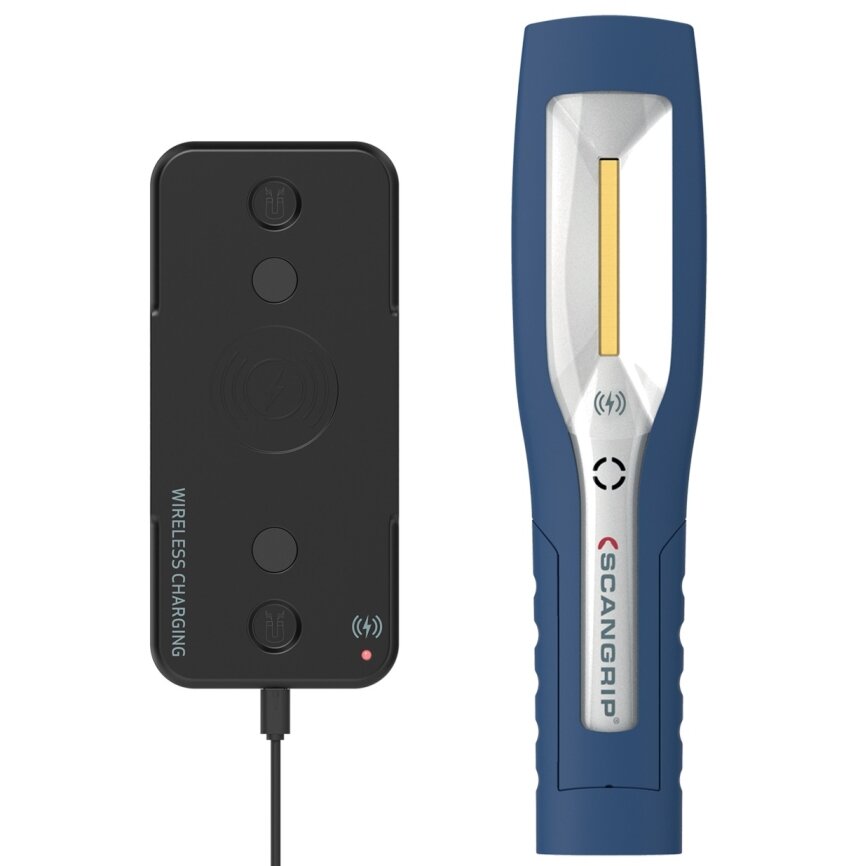 Rankinė lempa Scangrip MAG PRO WIRELESS KIT, 600lm, įkraunama, IP54 Rankinė lempa Scangrip MAG PRO WIRELESS KIT, 600lm, įkraunama, IP54