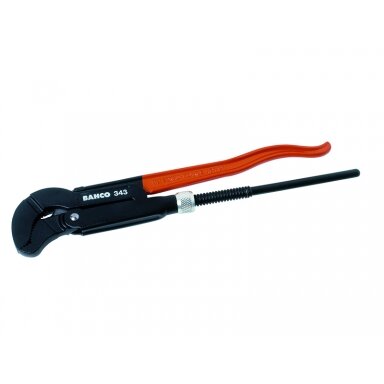 Reguliuojamas vamzdinis raktas. Bendras ilgis 420mm. Max 1 1/2". Ypač atsparus dėvėjimuisi dėl indukcinio dantų grūdinimo, neslystantys dantys Reguliuojamas vamzdinis raktas. Bendras ilgis 420mm. Max 1 1/2". Ypač atsparus dėvėjimuisi dėl indukcinio dantų grūdinimo, neslystantys dantys