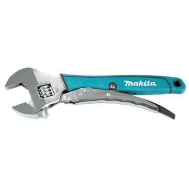 Reguliuojamas raktas su užraktu Makita B-65470, ilgis 10'' (250mm) 1 Reguliuojamas raktas su užraktu Makita B-65470, ilgis 10'' (250mm) 1