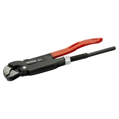Reguliuojamas vamzdinis raktas. Bendras ilgis 530mm. Max 2". Ypač atsparus dėvėjimuisi dėl indukcinio dantų grūdinimo, neslystantys dantys Reguliuojamas vamzdinis raktas. Bendras ilgis 530mm. Max 2". Ypač atsparus dėvėjimuisi dėl indukcinio dantų grūdinimo, neslystantys dantys