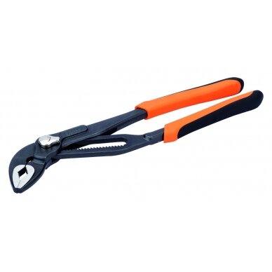 Reguliuojamos santechninės replės 250mm, max 61mm, greitas fiksavimas Bahco Reguliuojamos santechninės replės 250mm, max 61mm, greitas fiksavimas Bahco