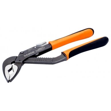 Reguliuojamos santechninės replės Ergo 225mm, max 51mm, greitas fiksavimas Reguliuojamos santechninės replės Ergo 225mm, max 51mm, greitas fiksavimas