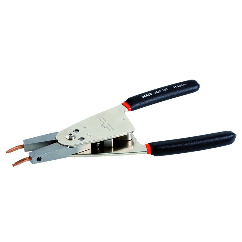 Replės fiksavimo žiedams su keičiamais antgaliais vidiniams ir išoriniams žiedams 250mm 46-102/38-102mm