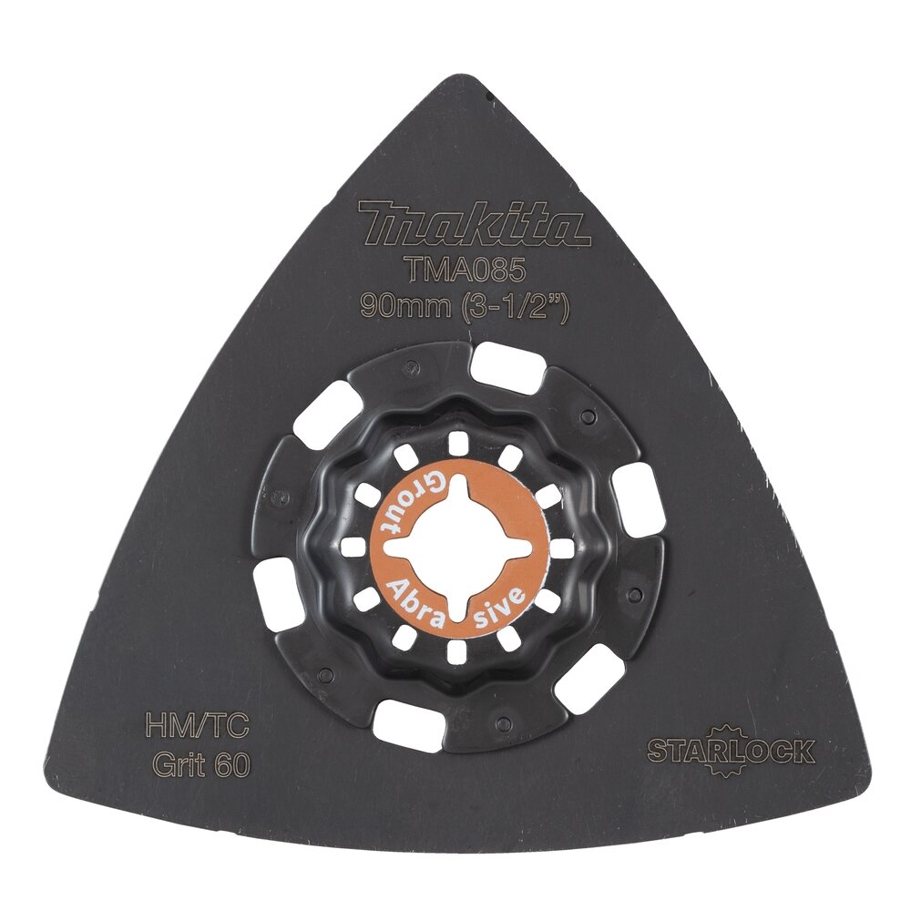 RIFF šlifavimo plokštė Makita B-69814, 90 TMA085, TC/HM GRIT #60, STARLOCK RIFF šlifavimo plokštė Makita B-69814, 90 TMA085, TC/HM GRIT #60, STARLOCK