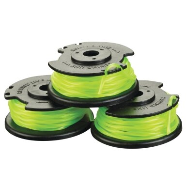 Ritės akumuliatorinėms žoliapjovėms su 2,0 mm styga (3 vnt. pakuotė) Ryobi RAC143 Ritės akumuliatorinėms žoliapjovėms su 2,0 mm styga (3 vnt. pakuotė) Ryobi RAC143