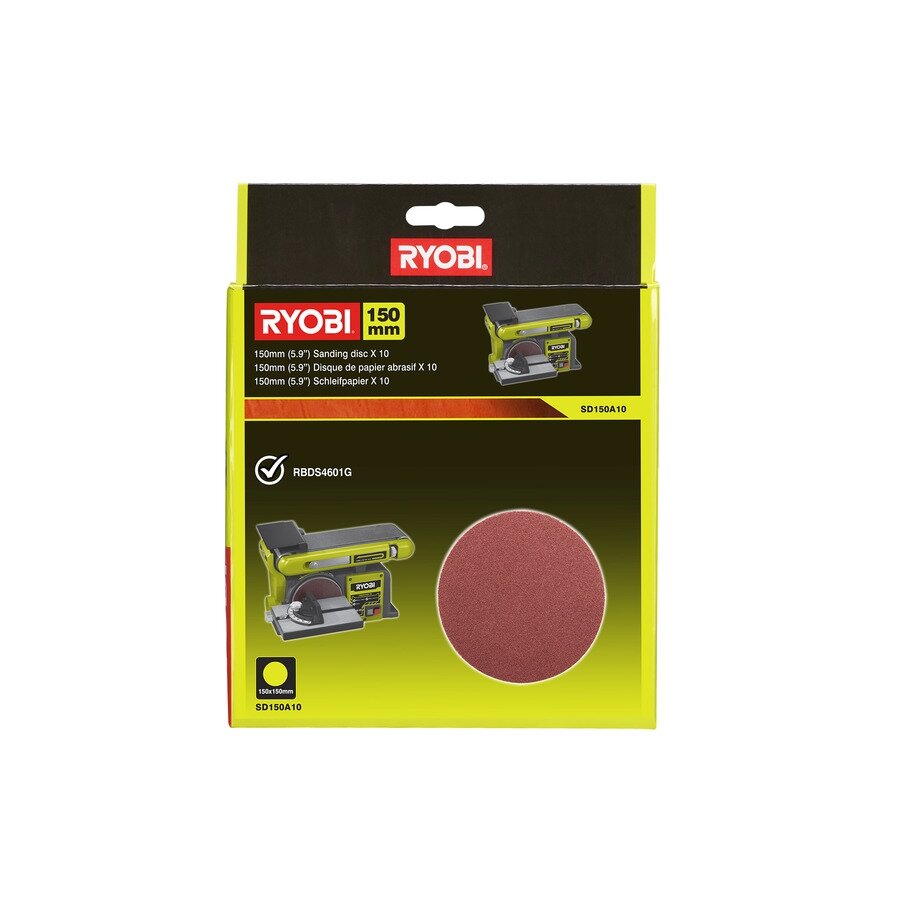 ROS šlifavimo diskas stacionariam šlifuokliui Ryobi SD150A10, 150mm ROS šlifavimo diskas stacionariam šlifuokliui Ryobi SD150A10, 150mm