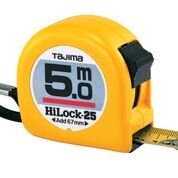 Ruletė Tajima 5m x 25mm, geltona Ruletė Tajima 5m x 25mm, geltona