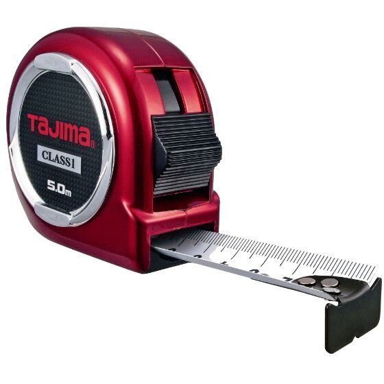 Ruletė Tajima HI LOCK 5m x 25mm I klasė Ruletė Tajima HI LOCK 5m x 25mm I klasė