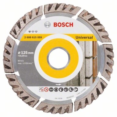 Sauso pjovimo segmentinis diskas 125x2x22.23mm Sauso pjovimo segmentinis diskas 125x2x22.23mm