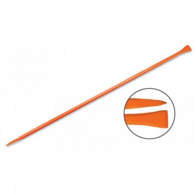 San Angelo tiesus laužtuvas 7,2kg, 25x1750mm. Vienas galas smailus, kitas 72mm pločio plokščias. Šešiakampis strypas, grūdintas plienas Truper® San Angelo tiesus laužtuvas 7,2kg, 25x1750mm. Vienas galas smailus, kitas 72mm pločio plokščias. Šešiakampis strypas, grūdintas plienas Truper®