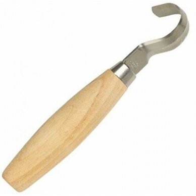 Šaukštų drožinėjimo peilis Morakniv® 162, lenkta geležtė 55x2,5mm. 15mm vidinis skersmuo. Dvigubi ašmenys, beržinė rankena Šaukštų drožinėjimo peilis Morakniv® 162, lenkta geležtė 55x2,5mm. 15mm vidinis skersmuo. Dvigubi ašmenys, beržinė rankena