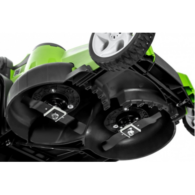Greenworks GD60LM61K4X SAVAEIGĖ VEJAPJOVĖ (60V 2X4Ah akumuliatoriai +kroviklis) 4 Greenworks GD60LM61K4X SAVAEIGĖ VEJAPJOVĖ (60V 2X4Ah akumuliatoriai +kroviklis) 4