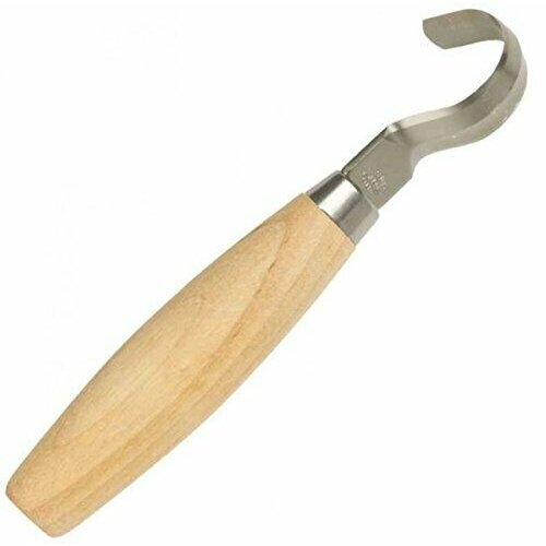 Šaukštų drožinėjimo peilis Morakniv® 162, lenkta geležtė 55x2,5mm. 15mm vidinis skersmuo. Dvigubi ašmenys, beržinė rankena Šaukštų drožinėjimo peilis Morakniv® 162, lenkta geležtė 55x2,5mm. 15mm vidinis skersmuo. Dvigubi ašmenys, beržinė rankena