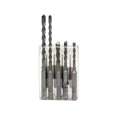SDS-PLUS Grąžtų Komplektas (5x110mm; 6x110mm; 6x160mm; 8x110mm; 8x160mm) Makita D-00795 SDS-PLUS Grąžtų Komplektas (5x110mm; 6x110mm; 6x160mm; 8x110mm; 8x160mm) Makita D-00795
