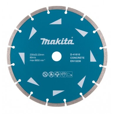 Segmentinis diskas Makita D-41610, 230mm Segmentinis diskas Makita D-41610, 230mm