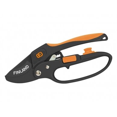 Sekatorius su atraminiais ašmenimis ir pakopiniu mechanizmu, kerpa 24mm Sekatorius su atraminiais ašmenimis ir pakopiniu mechanizmu, kerpa 24mm