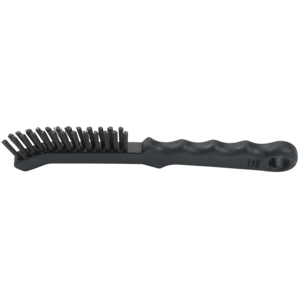Šepetys plieniniais šeriais, plastikinė rankena, 2-jų eilių 230mm Šepetys plieniniais šeriais, plastikinė rankena, 2-jų eilių 230mm