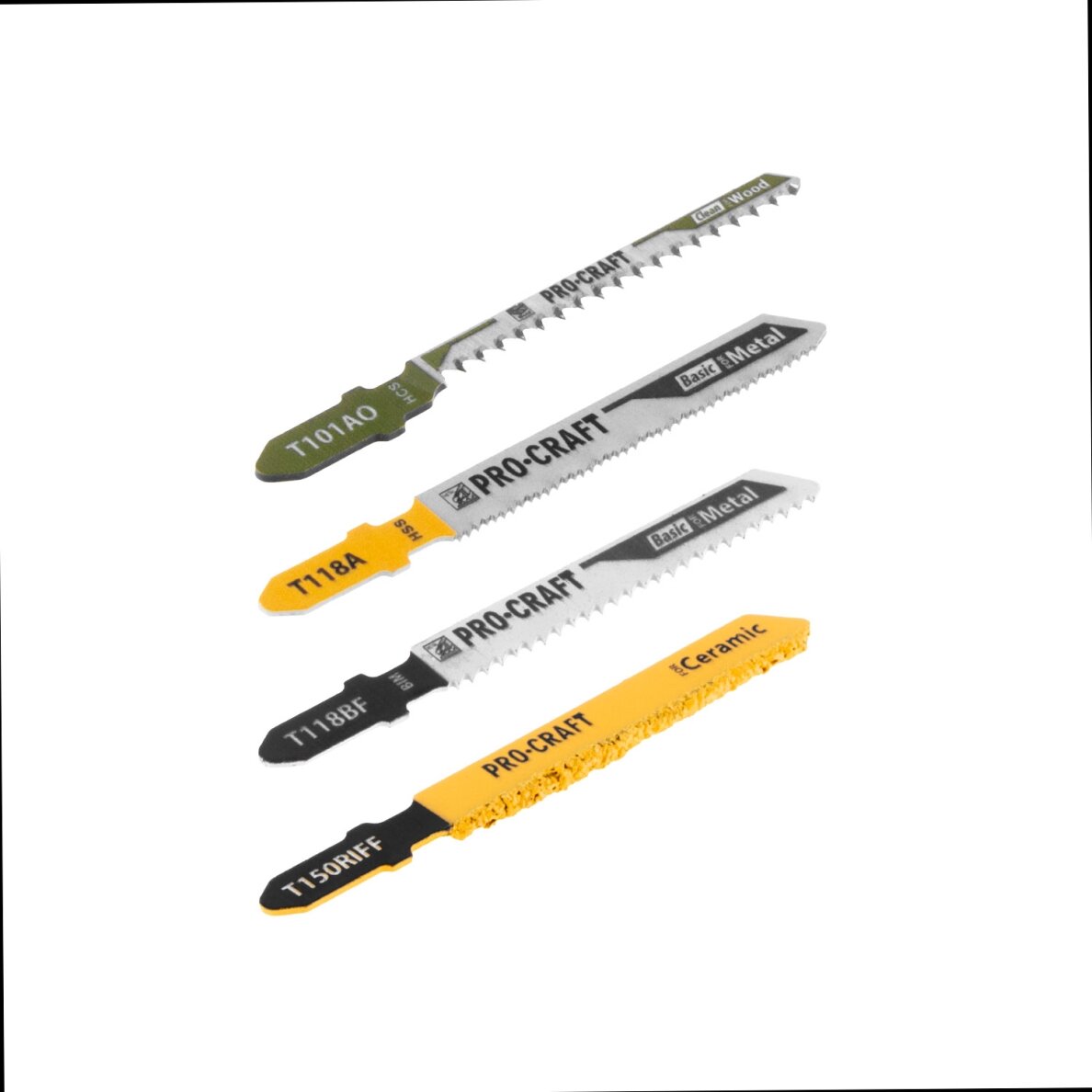 Siaurapjūklių geležčių rinkinys „ProCraft JB10" 2 Siaurapjūklių geležčių rinkinys „ProCraft JB10" 2