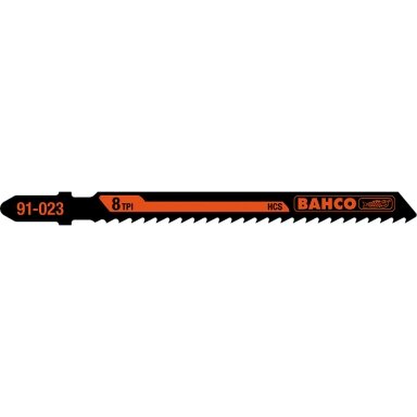 Siaurapjūklio geležtės 1,25x132mm 6TPI Bimetal, T-fiksatoriuis, 5-100mm kietai medienai 5vnt.