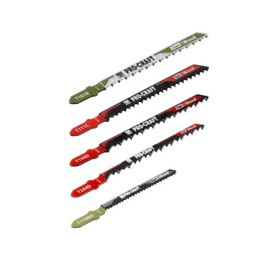Siaurapjūklio geležčių rinkinys „ProCraft JB6" 1