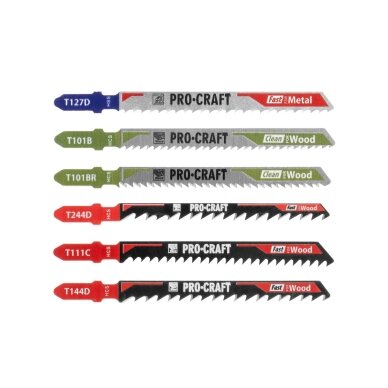 Siaurapjūklių geležčių rinkinys „ProCraft JB10" 3