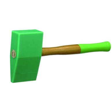 Skardininko plaktukas PVC 550g 85x40x150mm su Hikorijos rankena Skardininko plaktukas PVC 550g 85x40x150mm su Hikorijos rankena