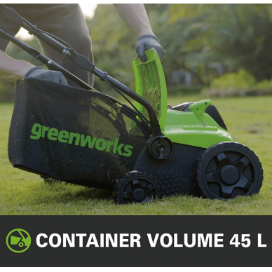 Greenworks GD40SC36 AKUMULIATORINIS SKARIFIKATORIUS-ŠUKOS (40V be akumuliatorių ir kroviklio) 3 Greenworks GD40SC36 AKUMULIATORINIS SKARIFIKATORIUS-ŠUKOS (40V be akumuliatorių ir kroviklio) 3