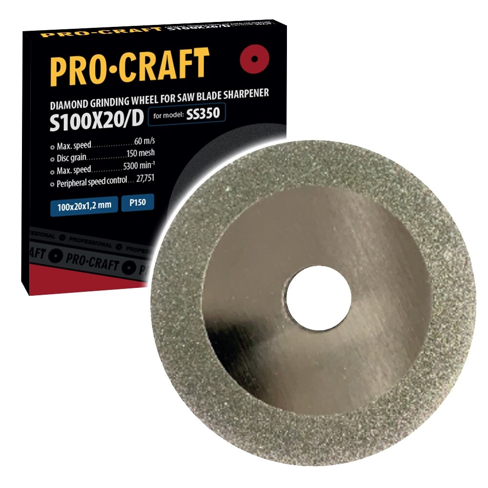 Šlifavimo diskas „ProCraft S100X20/D” Šlifavimo diskas „ProCraft S100X20/D”