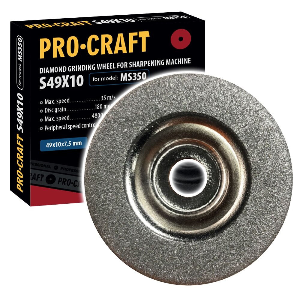 Šlifavimo diskas „ProCraft S49X10” Šlifavimo diskas „ProCraft S49X10”
