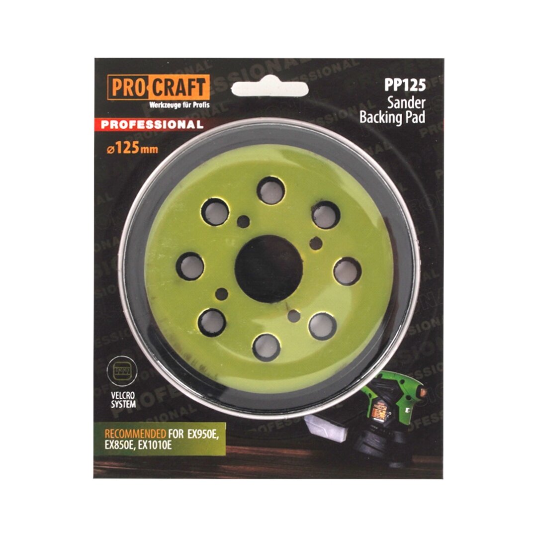 Šlifavimo padas „ProCraft PP125” 2 Šlifavimo padas „ProCraft PP125” 2