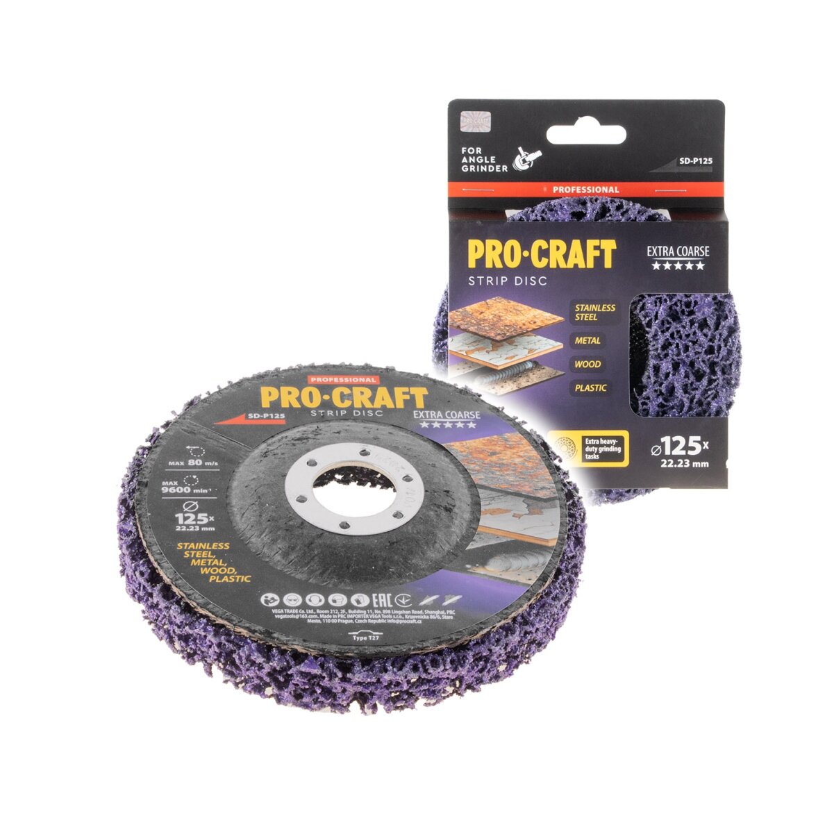 Šlifavimo diskas „ProCraft SD-P125” Šlifavimo diskas „ProCraft SD-P125”