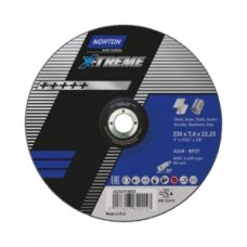 Šlifavimo diskas Norton X-TREME LIFE INOX A24R 230x7x22,23 T27