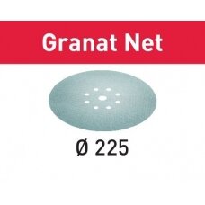 Šlifavimo tinkleliai STF D225 P150 GR NET/25 Granat Net