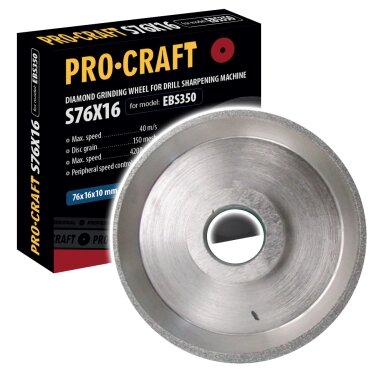 Šlifavimo diskas „ProCraft S76X16” Šlifavimo diskas „ProCraft S76X16”