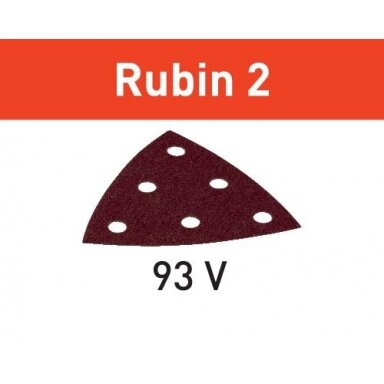 Šlifavimo lapas STF V93/6 P120 RU2/50 Rubin 2