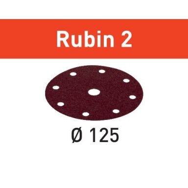 Šlifavimo lapelis STF D125/8 P220 RU2/50 Rubin 2