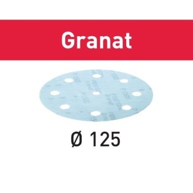 Šlifavimo lapelis STF D125/8 P800 GR/50 Granat Šlifavimo lapelis STF D125/8 P800 GR/50 Granat