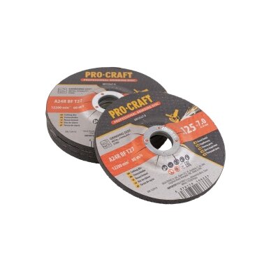 Šlifavimo diskas „ProCraft GD125x7.0” 3
