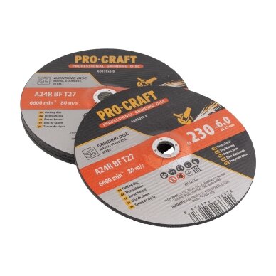 Šlifavimo diskas „ProCraft GD230x6.0” 3 Šlifavimo diskas „ProCraft GD230x6.0” 3