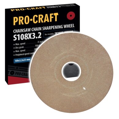 Šlifavimo diskas „ProCraft S108X3.2” Šlifavimo diskas „ProCraft S108X3.2”