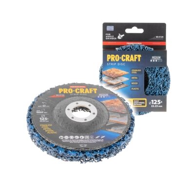 Šlifavimo diskas „ProCraft SD-S125” Clean & Strip Šlifavimo diskas „ProCraft SD-S125” Clean & Strip