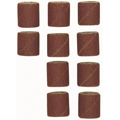 Šlifavimo juostos Ø 14 mm, 10 vnt., grūdėtumas 120 Šlifavimo juostos Ø 14 mm, 10 vnt., grūdėtumas 120