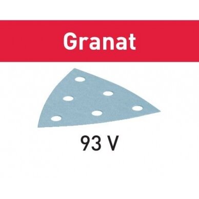 Šlifavimo lapas STF V93/6 P220 GR /100 Granat Šlifavimo lapas STF V93/6 P220 GR /100 Granat