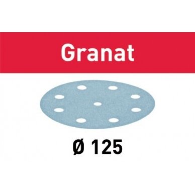 Šlifavimo lapelis STF D125/8 P60 GR/50 Granat
